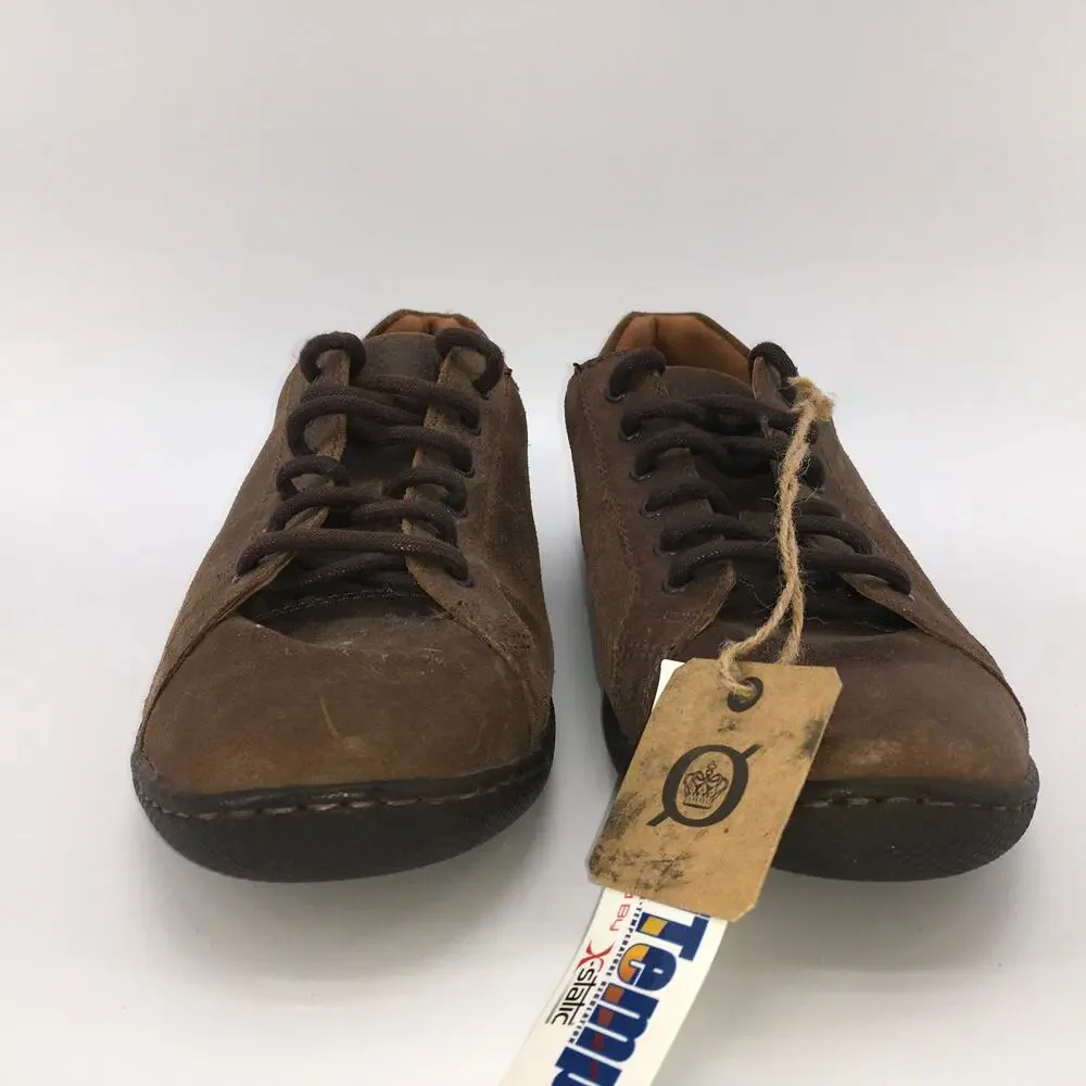 Born Sean Suede Lace Up Shoes Mens 10 NWT Marmotta Brown Earthy Minimalist